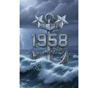 Smooth Seas 1958: Two Star Lined Notebook