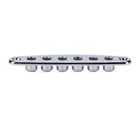 Smooth Surface Electric Bass Guitar Parts String Through Plate, Advanced