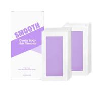 Smooth Waxing Strips - Hair Removal Kit, Ready to Use with Cold Wax, Depilatory Strips with Gentle Formula, Body Waxing for Face Legs Arms, Bikini Strip for Men Women