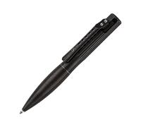 SMOOTHERPRO Biros de titanio Bolígrafo Bolt Action Compatible con recambios Parker G2 Ligero y duradero para oficina escuela negocios, Color Stone Wash Negro (TBP01)
