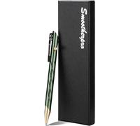 SMOOTHERPRO Bolígrafo Bolt Action Compatible con Recambios de Gel Parker con Clip de Acero Inoxidable para EDC Firma Oficina Escuela Negocios Verde (TP331GN)
