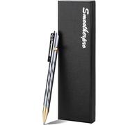 SMOOTHERPRO Bolígrafo Bolt Action Compatible con Recambios de Gel Parker con Clip de Acero Inoxidable para EDC Firma Oficina Escuela Negocios Gris (TP331GR)