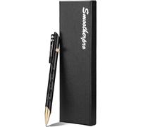 SMOOTHERPRO Bolígrafo Bolt Action Compatible con Recambios de Gel Parker con Clip de Acero Inoxidable para EDC Firma Oficina Escuela Negocios Negro (TP331BK)