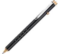 SMOOTHERPRO Bolígrafo con Tapa de Corona de Latón Compatible con Recargas Parker para Oficina Escuela Negocio Color Negro (CH3510B)