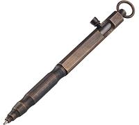 SMOOTHERPRO Bolígrafo de Latón EDC Sólido Bolt Action Bolígrafo Pluma de Firma Exquisita Portátil Balance de Peso para Oficina Escuela Negocio Color Bronce (BR630)