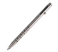 SMOOTHERPRO Bolígrafo de Titanio Bolt Action Retráctil EDC Color Gris