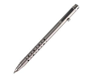 SMOOTHERPRO Bolígrafo de Titanio Bolt Action Retráctil EDC Color Gris