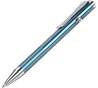 SMOOTHERPRO Bolígrafo Portátil EDC Bolt Action de Titanio Color Azul | Compatible con Recargas Parker, Pinza de Acero Inoxidable, Duradero, Balance de Peso Preciso, para Oficina, Escuela