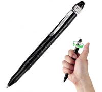 SMOOTHERPRO Bolígrafo Stylus Retráctil Duradero Color Negro | Compatible con Recargas Parker, Portátil, Escritura Precisa, Pantalla Táctil, para Oficina, Escuela, Presente Ideal