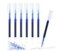 SMOOTHERPRO Bolígrafos de gel | Punta fina de 0,5 mm | Bolígrafos de gel de secado rápido para escribir y dibujar | Papelería para el hogar y la escuela (CGP006BL) | Azul | Pack de 6