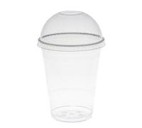 Smoothie Cups with Dome Lids 12oz / 340ml (pack of 50) by AIOS