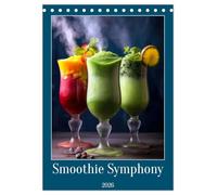 Smoothie Symphony (Desk Calendar 2026 DIN A5 portrait), CALVENDO 12 Month DeskCalendar: Immerse yourself in a flavorful journey with Smoothie Symphony ... of refreshing fruit and vegetable smoothies.