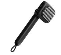 Smoothing Cat Brush, Adjustable Pet Comb with Lanyard, 9.8x4.33 Inches, Long Short Hair, Reduces Shedding, Ideal for Indoor Cats, Dogs Grooming, Black, White, Green