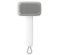 Smoothing Cat Brush, Pet Grooming Comb For Indoor Dogs, Adjustable Detangling Tool, Lanyard Design Brush For Long And Short Hair Pets, 9.8x4.33 Inches, ABS