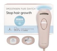 SMOOTHSKIN Dispositivo de depilación láser IPL SmoothSkin Pure Switch para mujeres y hombres, depilación permanente en casa con tecnología de enfriamiento Sapphire Pro Ice, depiladora 3 en 1 para rost