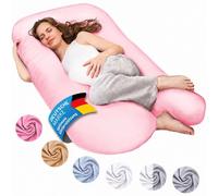 SMOOTHY® Almohada Embarazo en U - Funda Algodón 120 x 70 cm