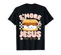 Smore Of Jesus Less Of Me Christian Camper Camping Crew Camiseta