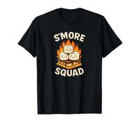 SMore Squad Cute Marshmallow Campfire Crew Design Camiseta
