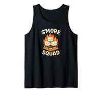 SMore Squad Cute Marshmallow Campfire Crew Design Camiseta sin Mangas