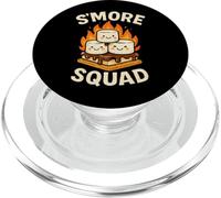 SMore Squad Cute Marshmallow Campfire Crew Design PopSockets PopGrip para MagSafe