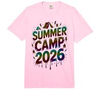 Smore Summer Camp 2026 Staff Vibes Anfitrión Mejores Amigos Camping Niños Comfort Colors Adult Heavyweight T-Shirt
