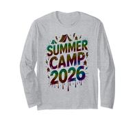 Smore Summer Camp 2026 Staff Vibes Anfitrión Mejores Amigos Camping Niños Manga Larga