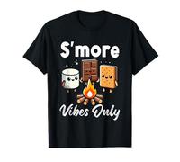 S'more Vibes Only Marshmallow Adventure Camping Smore Lover Camiseta