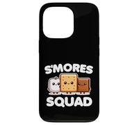 S'mores Squad Marshmallow Camping Group, linda comida divertida Carcasa para iPhone 13 Pro