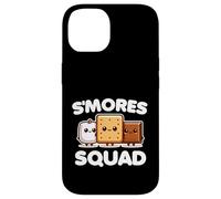 S'mores Squad Marshmallow Camping Group, linda comida divertida Carcasa para iPhone 14