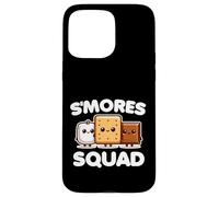 S'mores Squad Marshmallow Camping Group, linda comida divertida Carcasa para iPhone 15 Pro Max