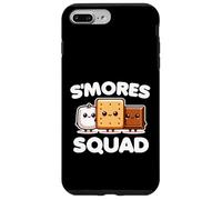 S'mores Squad Marshmallow Camping Group, linda comida divertida Carcasa para iPhone 7 Plus/8 Plus