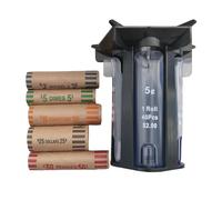 Smorting y embalaje de monedas, rollo de repuestos | Tubo de, separador de piezas para clasificación rápida, carteras, rollos de embalaje para el