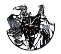 Smotly Relojes de Pared tranquilos en Vinilo, Formas Creativas de Patrones de animación, Regalos creativos de Relojes de Pared Decorativos para el hogar de Arte Artesanal.