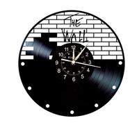 Smotly Vinilo Pared Reloj, Pink Floyd decoración de la Pared Tema de Gran Reloj, Pared Hecha a Mano de Regalo Ideal Creativo Reloj (Gancho de Regalo)