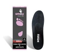 SMOU Cavus Foot Plantillas Ortopédicas Pie Cavo, Arco Alto y Supinación | Plantillas con base rígida que sostiene el arco alto, estabiliza el pie y reparte la presión para una pisada más equilibrada