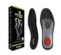 SMOU SPORT RESIST Plantillas Memory Foam Para Deporte Mujer y Hombre| Absorción de impactos | Alivio Metatarsal y Talón | Soporte Del Arco | Amortiguación | Para Zapatillas Deportivas (45-46 EU)