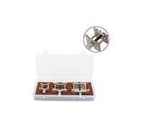 Smowfes Kit de reparación de relojes, juego de 3 soportes de movimiento de metal, soporte de base fija, accesorios de reparación para relojero
