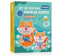 Smowo® Filz Nähset für Kinder - Stofftiere selber nähen - Bastelset inklusive Nähanleitung & Video - Für Mädchen und Jungen