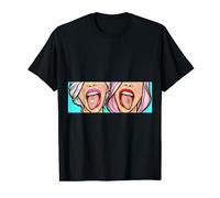 SMOX | LSD MDMA Drogas Candyflip Camiseta DJ Trippy Girls Techno LSD Trip Rave MDMA Trance Festival Rave Camisa para Chicas Jóvenes Adultos Hombre Manga Corta Camiseta Temática Música Negra Talla S