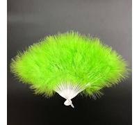 SmPinnaA Abanico de plumas dobladas hecho a mano para fiestas, decoración de habitación, manualidades, regalos, baile, novia, boda, Halloween, decoración para baile, fiesta