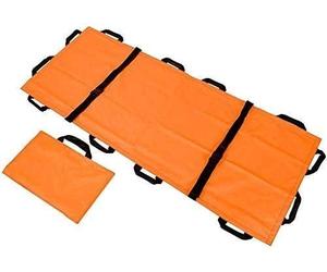 SmPinnaA Camilla Suave Portátil De Primeros Auxilios, Camilla De 12 Asas De Lona Engrosada para El Hogar con Bolso 822,Orange