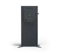 SMS Presence Floor Flipster - soporte motorizado ajustable en altura con función giratoria - Actualización 2021 - hasta 84" | máx. VESA 400x400 | capacidad de carga 50kg | gris oscuro