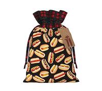 SMSJTMWHN Fun Food Hot Dogs - Bolsa de regalo de primera calidad para regalos a granel, perfecta para joyas, regalos para mujeres y niños
