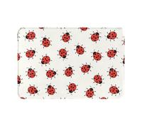 SMSJTMWHN Tapete de bienvenida, con patrón infinito moteado para entrada interior y exterior, tapetes de perfil bajo, fácil de limpiar, alfombra de entrada delantera, decoración del hogar, 24 x 16