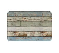 SMSJTMWHN Tapete de bienvenida, tapete de madera antigua para entrada interior y exterior, tapetes de perfil bajo, fácil de limpiar, alfombra de entrada delantera, decoración del hogar, 24 x 16
