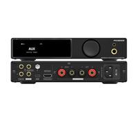 SMSL AO300Pro Power Amplifier DAC Headphone Amp 2.1CH 165Wx2 with MA5332MS IC MQA MQA-CD DAC CS43131 IC 4.4mm/6.35mm 768K/32Bit XMOS XU316 USB/BT5.3/Coax/Opt/RCA/HDMI(eARC) Input Amps(Black)
