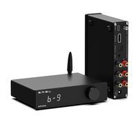 SMSL DA100 Amplificador de potencia 100W TI TAS5827 *2 Amp de Clase D Paso alto/bajo 2.1 Subwoofer Bluetooth 5.3 Control electrónico de volumen Ajuste del Amp BT/USB/HDMI (ARC)/Óptico/Entrada de línea