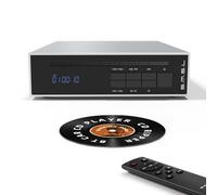 SMSL PL20 Reproductor de CD HiFi para el hogar, desgarrador de CD, reproductores de CD Bluetooth para coche, 2 chips CS43131, unidad USB/entrada Bluetooth RCA/BT/3.5mm/4.4mm salida digital equilibrada