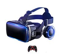 SMSOM VR Auriculares compatibles con iOS y teléfonos Android | Gafas de Realidad Virtual 3D | Ajustable VR Gafas - Regalo for niños y Adultos. (Color : B)