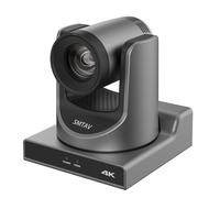 SMTAV Cámara PTZ con zoom óptico 4KP60UHD 20X, compatible con seguimiento automático de IA y POE con transmisión en vivo IP de red, salida de video simultánea NDMi 3G-SDI y USB 2.0, para conferencias